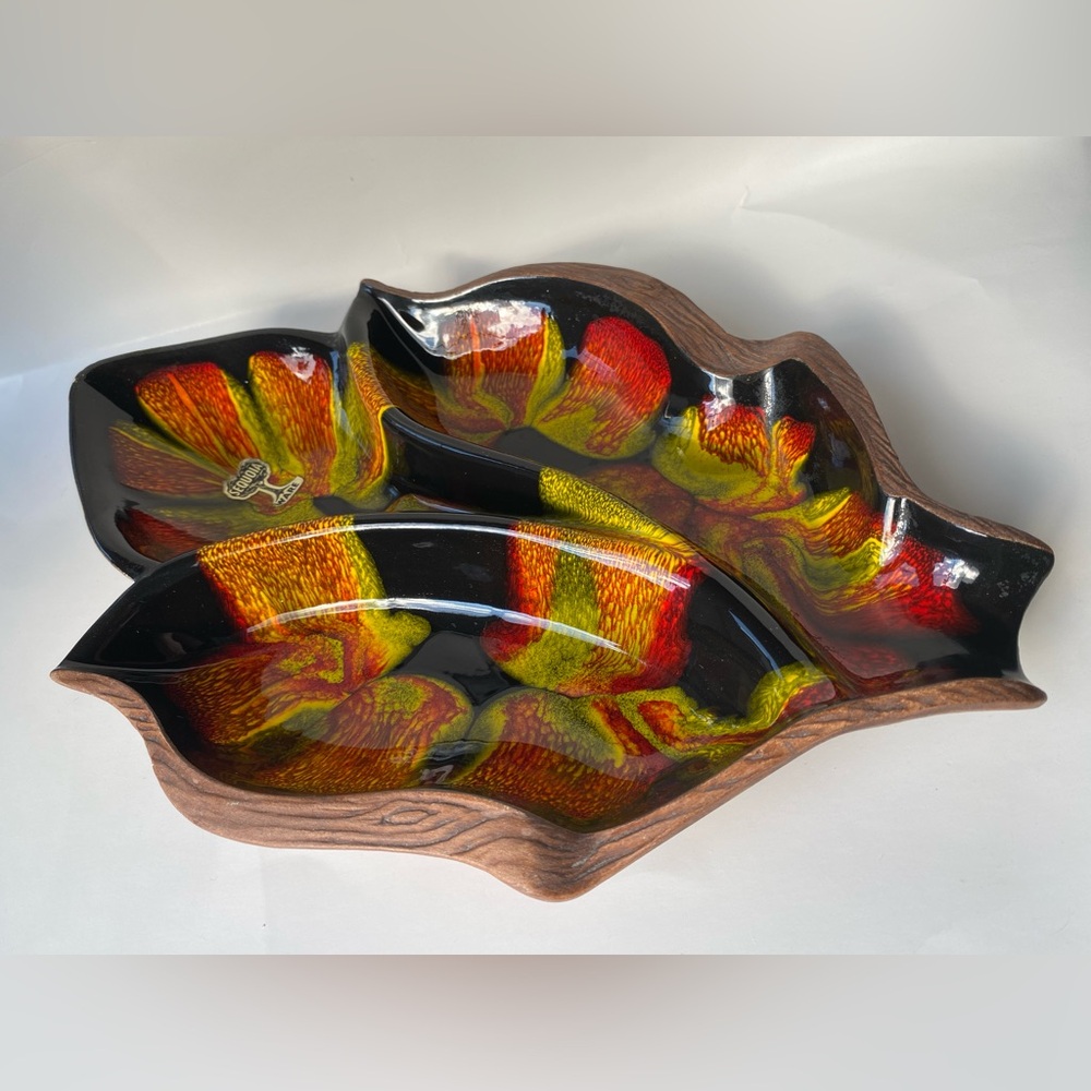 Vintage Sequoia Ware Mid Century Divided Dish